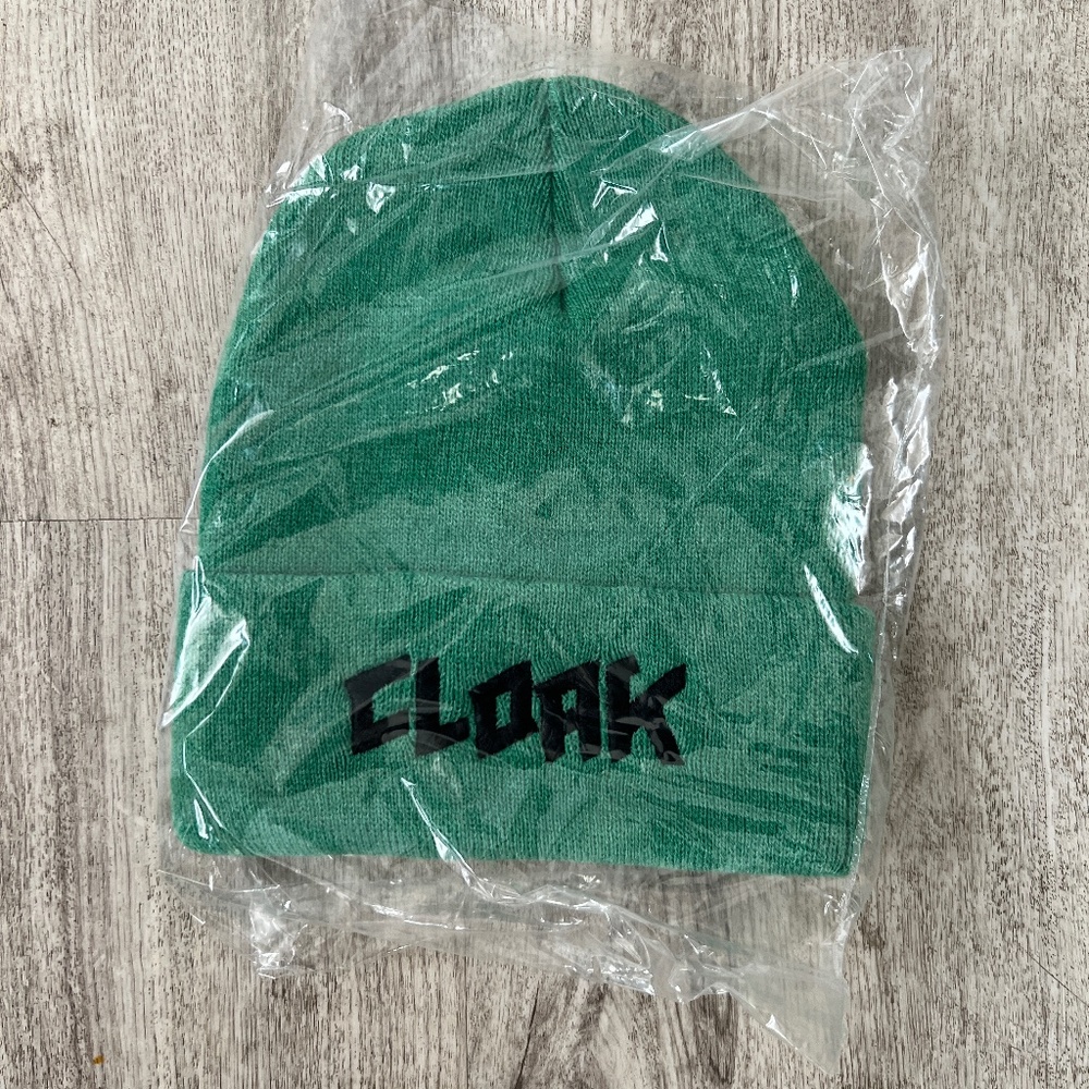 Cloak Brand Green Beanie